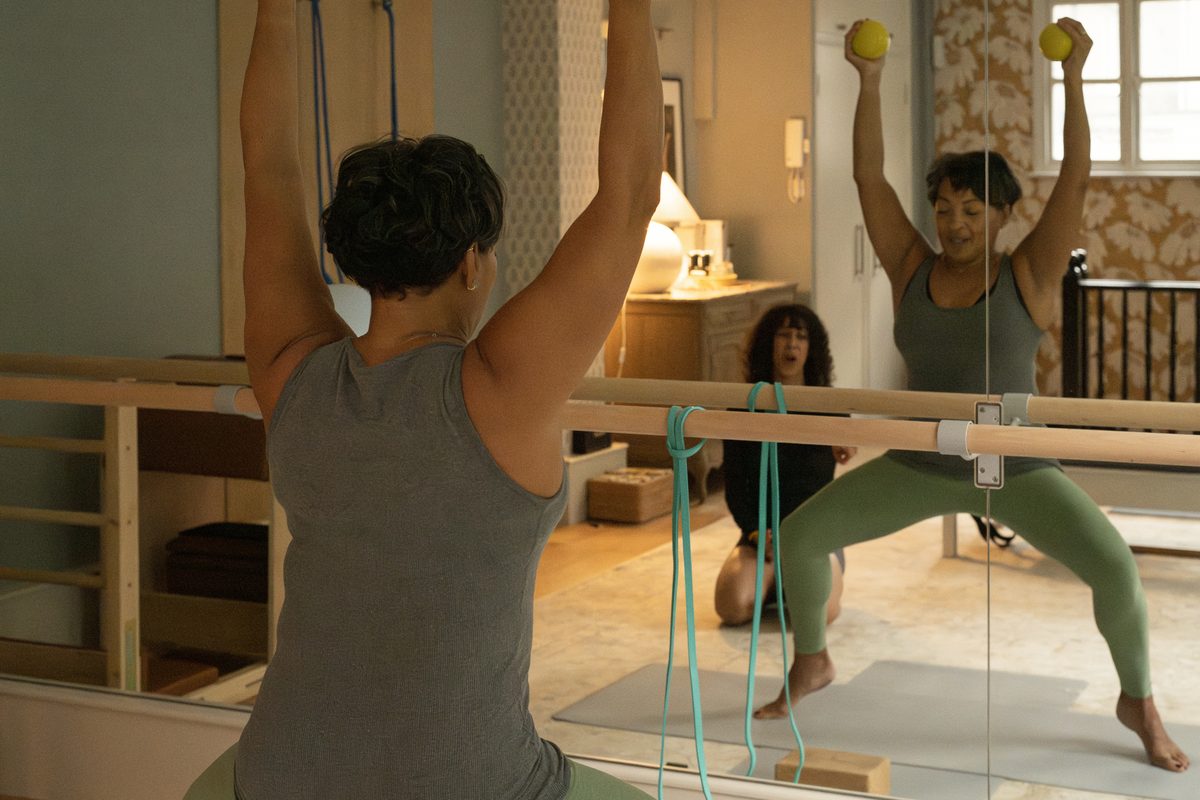 Barre and resistance work at Atelier108